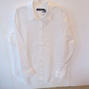 Ralph Lauren Woman's White Dress Shirt